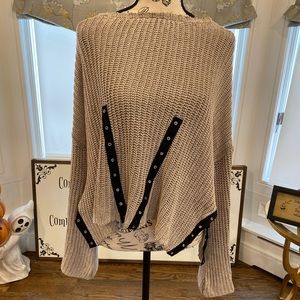 Comfortable and edgy sweater